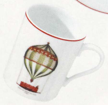 Balloons (Red Trim) Mug