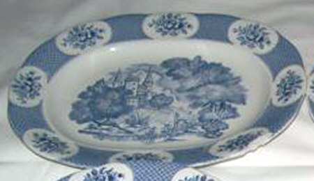 Rosenborg 13" Oval Serving Platter