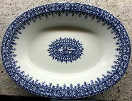 W1970 10" Oval Vegetable Bowl
