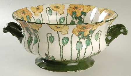 Poppies B (Yellow, Scalloped) by Royal Doulton