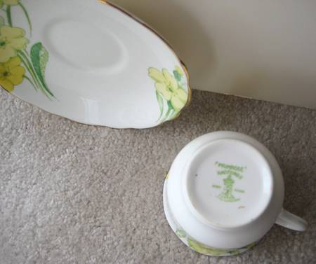 Primrose Footed Cup & Saucer Set