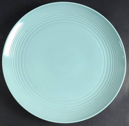 Maze Teal 13" Round Platter