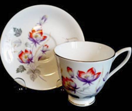 Water Meadow Footed Cup & Saucer Set