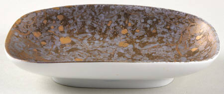 Gold Fire 5" Oblong Tray