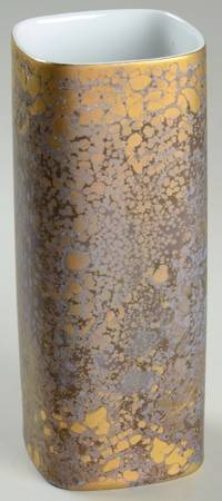 Gold Fire 7" Vase