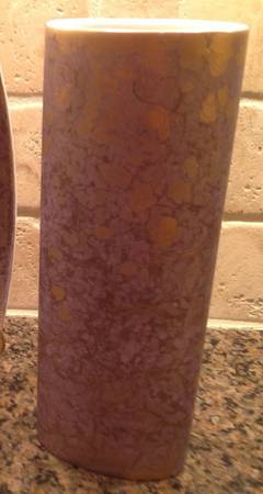 Gold Fire 8" Vase
