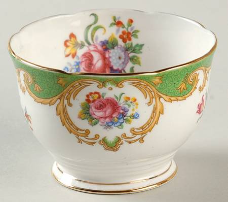Cheltenham Green Miniature Open Sugar Bowl