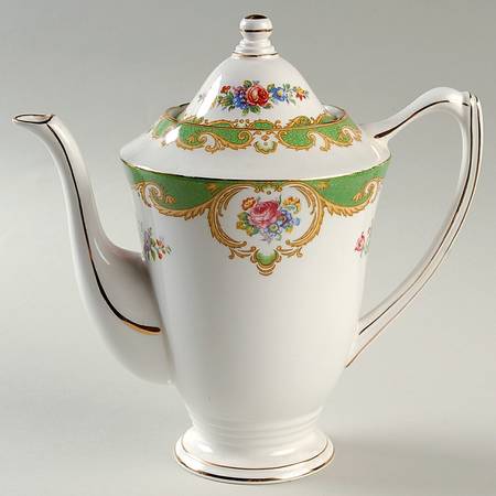 Cheltenham Green Small Coffee Pot & Lid