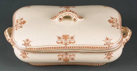 Versailles Brown Rectangular Covered Vegetable