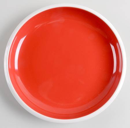 Rise Red Salad Plate