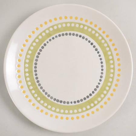 Circles and Dots Salad Plate