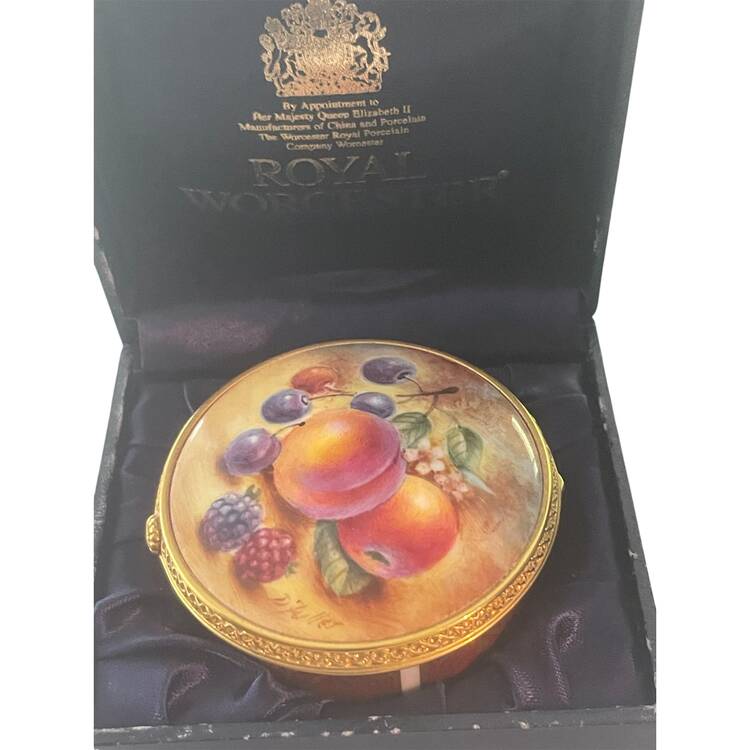 Fruit Study Trinket Box & Lid