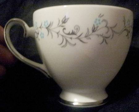 Bridal Wreath Footed Cup