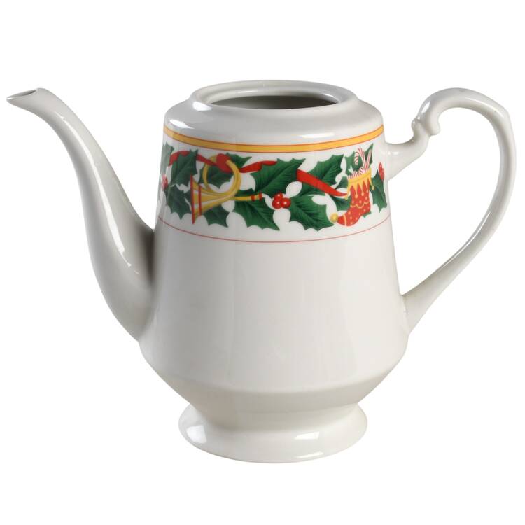 Christmas Morning Coffee Pot No Lid