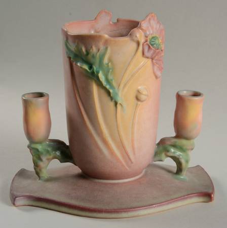 Poppy Pink Planter & Double Candleholder
