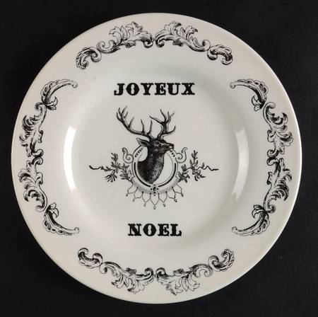 Joyeux Noel Salad Plate