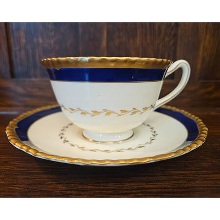 Talbot Footed Cup & Saucer Set