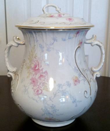 Rutland Pink Slop Jar & Lid