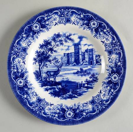 Monarch of the Castle Blue Salad Plate