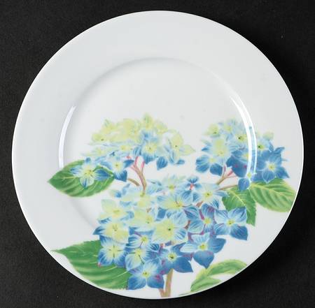 Hampton Hydrangea Blue Salad Plate