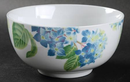 Hampton Hydrangea Blue Soup/Cereal Bowl