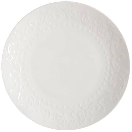 Scroll Hobnail Salad Plate