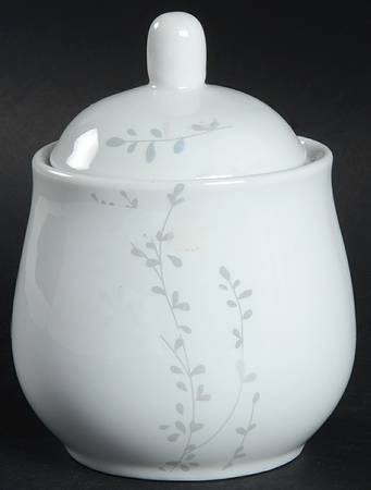 Floral Blossom Luster Sugar Bowl & Lid