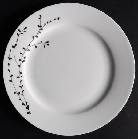 Floral Blossom Platinum Salad Plate