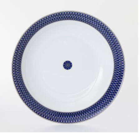 Blue Star Cake Plate