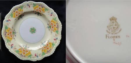 Flores Salad Plate