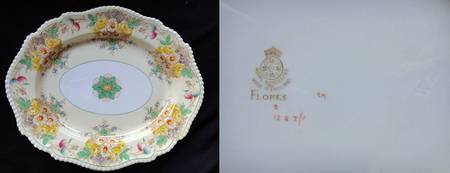 Flores 12" Oval Serving Platter