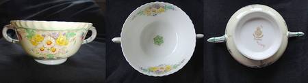 Flores Footed Bouillon Cup