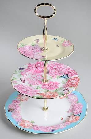 Friendship 3-Tiered Serving Tray (DP, SP, BB)
