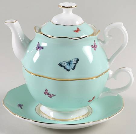 Friendship Individual Teapot with Cup & Saucer