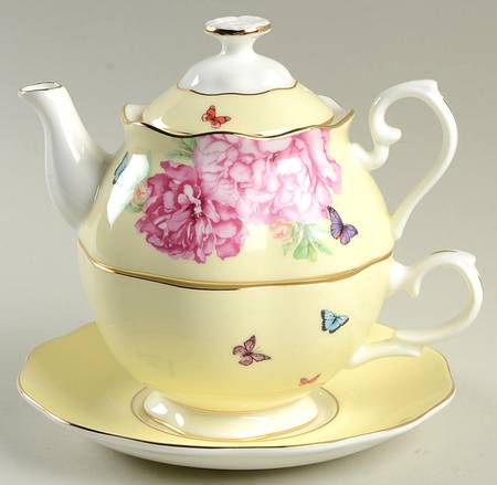 Friendship Individual Teapot with Cup & Saucer