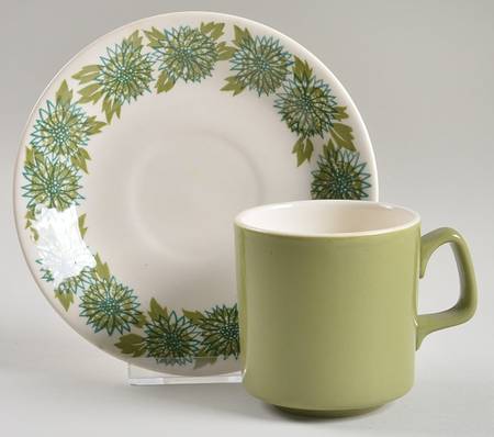 Boutonniere Flat Cup & Saucer Set