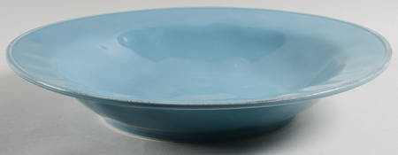 Cucina Agave Blue 14" Round Vegetable Bowl