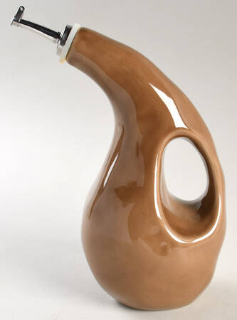 Cucina Mushroom Brown Oil Jar & Drizzle Spout