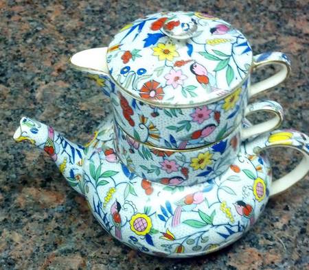 RWI234 Mini Teapot Stacking Set (Creamer, Sugar)
