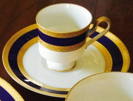 ROT330 Footed Demitasse Cup & Saucer Set
