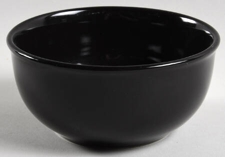 Solid Black Soup/Cereal Bowl