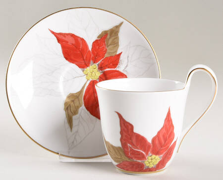 Flora Flat Cup & Saucer Set