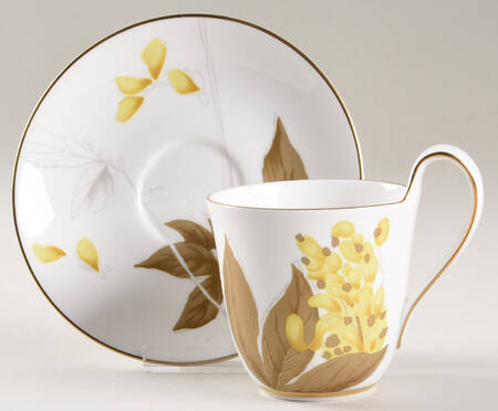 Flora Flat Cup & Saucer Set