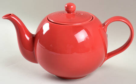Maze Chilli Red Teapot & Lid