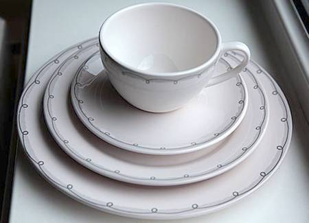 Fantasy Collection Flat Cup & Saucer Set