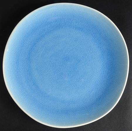 Crackle Glass Cornflower Blue by Roscher &amp; Co