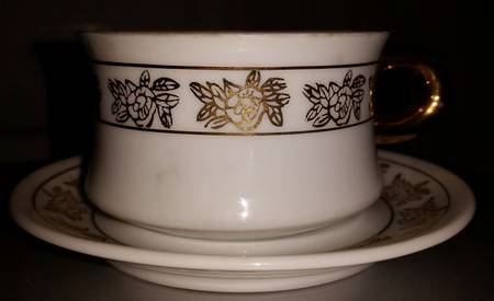 B-3489 Flat Cup & Saucer Set
