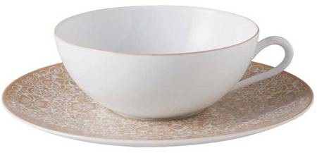 Jardin d'Hiver Flat Cup & Saucer Set