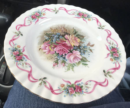 Happy Birthday Salad Plate