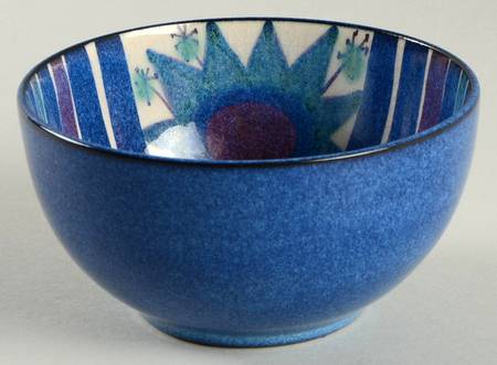 Faience Giftware Blue Faience Bowl - No Box